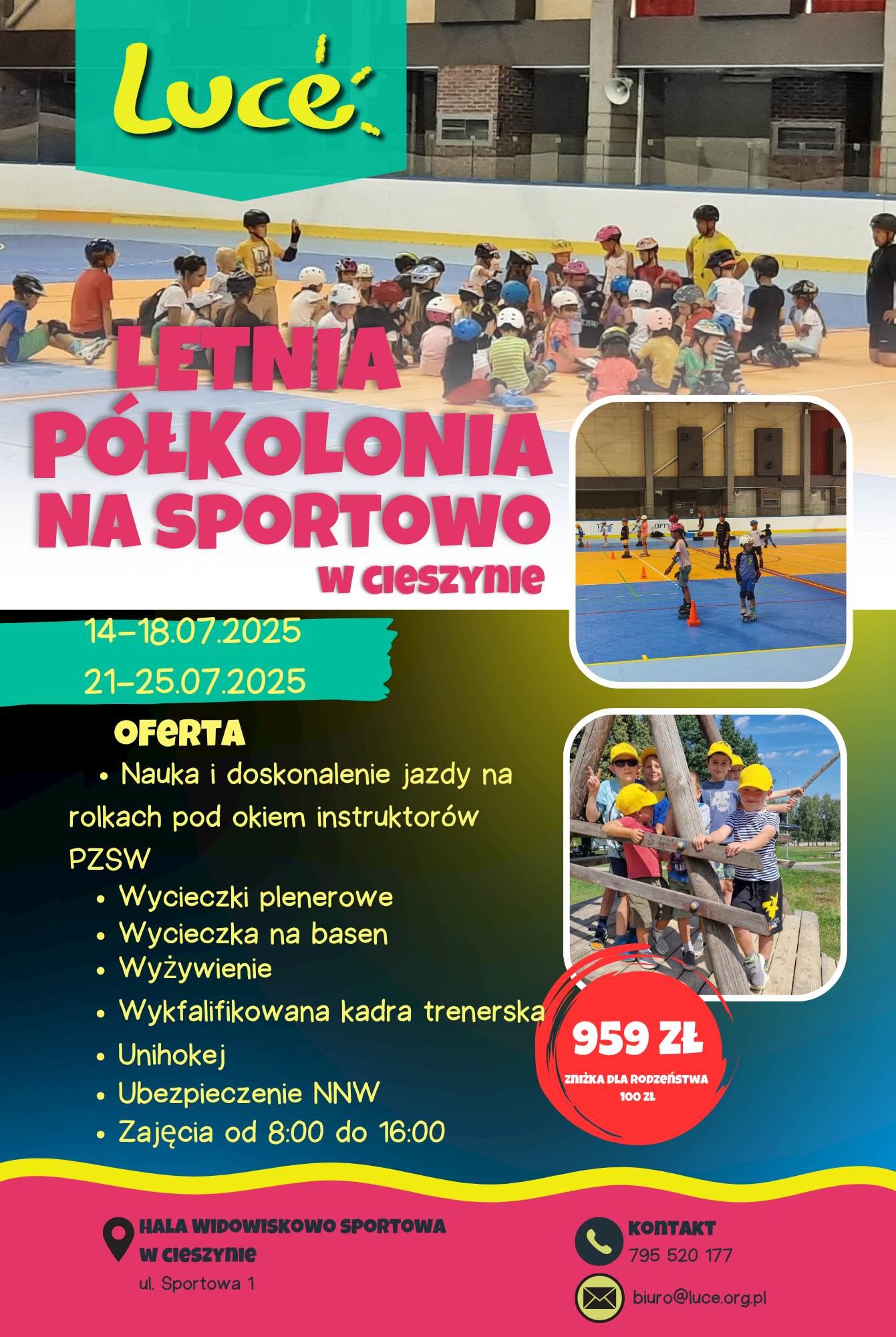 Półkolonia na sportowo w Cieszynie 